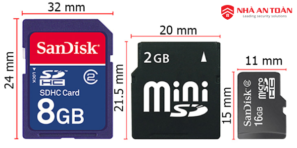 Các định dạng thẻ nhớ Micro SD SanDisk