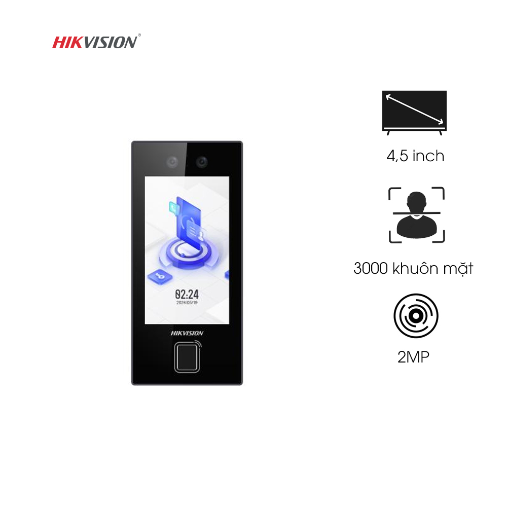 máy chấm công Hikvision DS-K1T344MBFWX-E1