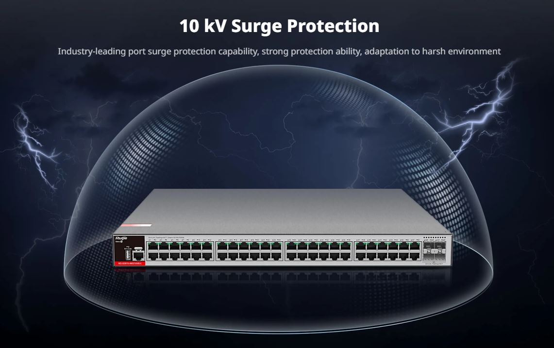 Thiết bị chuyển mạch Ruijie Reeyee RG-S2915-48GT4MS-L