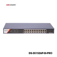 Switch Gigabit Smart PoE 24 cổng Hikvision DS-3S1526P-SI-PRO